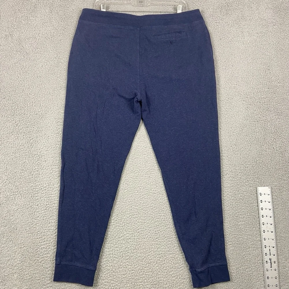 Polo Ralph Lauren Jogger Sweatpants Mens Large Blue Drawstring Lounge Pants Pony